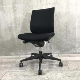【倉庫在庫品】【30脚大量入荷】【おすすめミドルクラスチェア！】 ■コクヨ（KOKUYO）　ウィザード2（wizard）チェア　ローバックタイプ　■肘無　■ブラック　中古　増員　起業　オフィスバスターズ　梅田本店