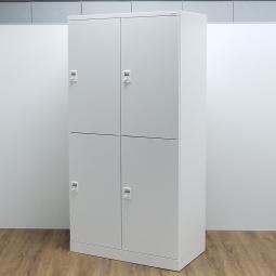 【商品入替のため、残り1台限り】オカムラ製　レスピアシリーズ　ホワイト　ダイヤル錠　4人用(2列x2段)　ロッカー　女性にも喜ばれる細やかな配慮のなされた更衣ロッカー　4人用更衣室用ロッカー！！※非常は解除キーは付属しておりません。