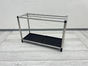 【オフィス・商業施設・病院など、様々な場所で活躍します！】■オカムラ(okamura)製　L948CB-S010　■傘立て　　■シルバー　■ステンレス製　■オフィスアクセサリ〈岐阜・愛知・三重・静岡・福井〉