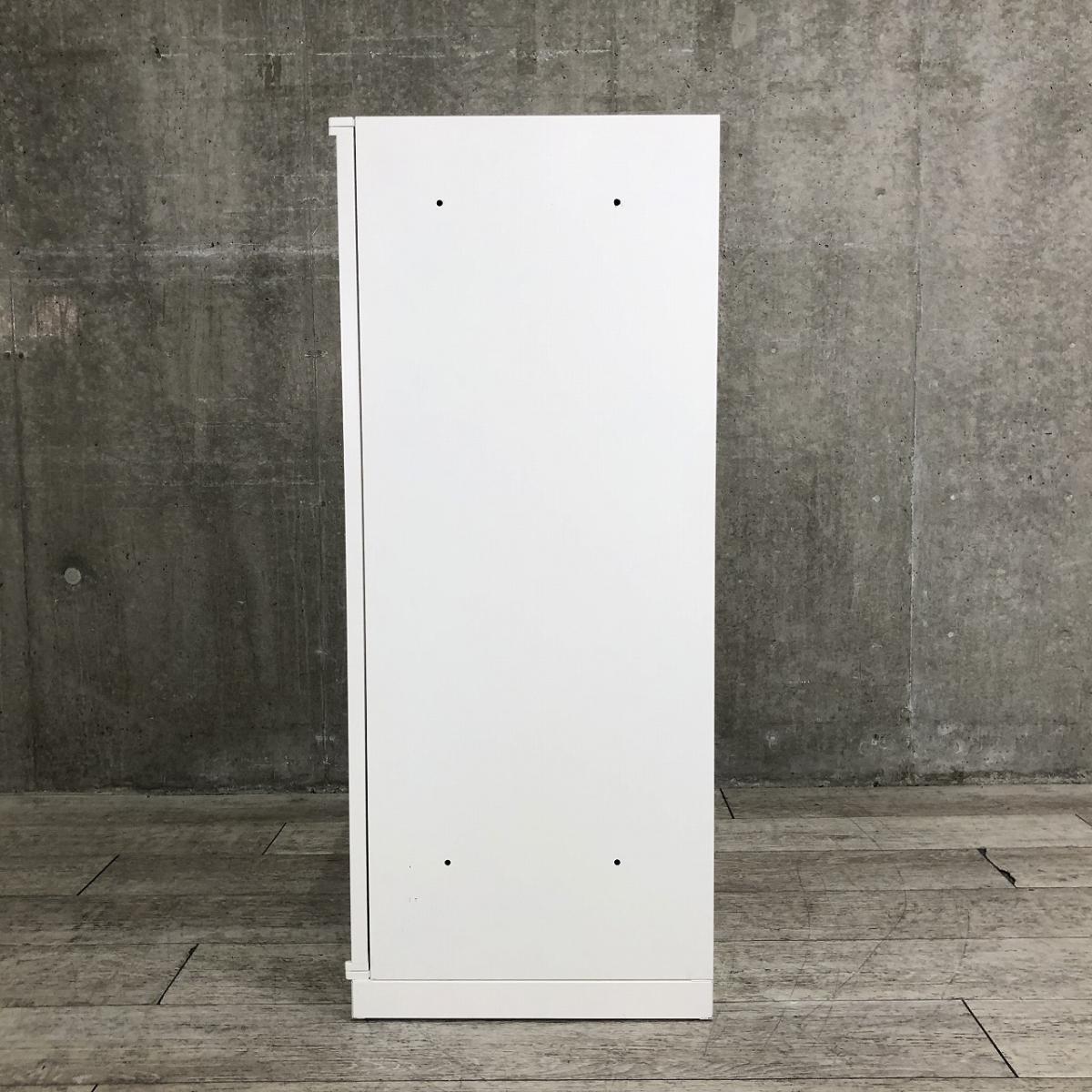 中古】レクトライン オカムラ/okamura ローキャビネット／両開き