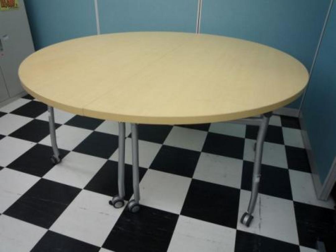 中古オフィス家具在庫多数】美品 定価5万 ITOKI イトーキ 円卓 丸