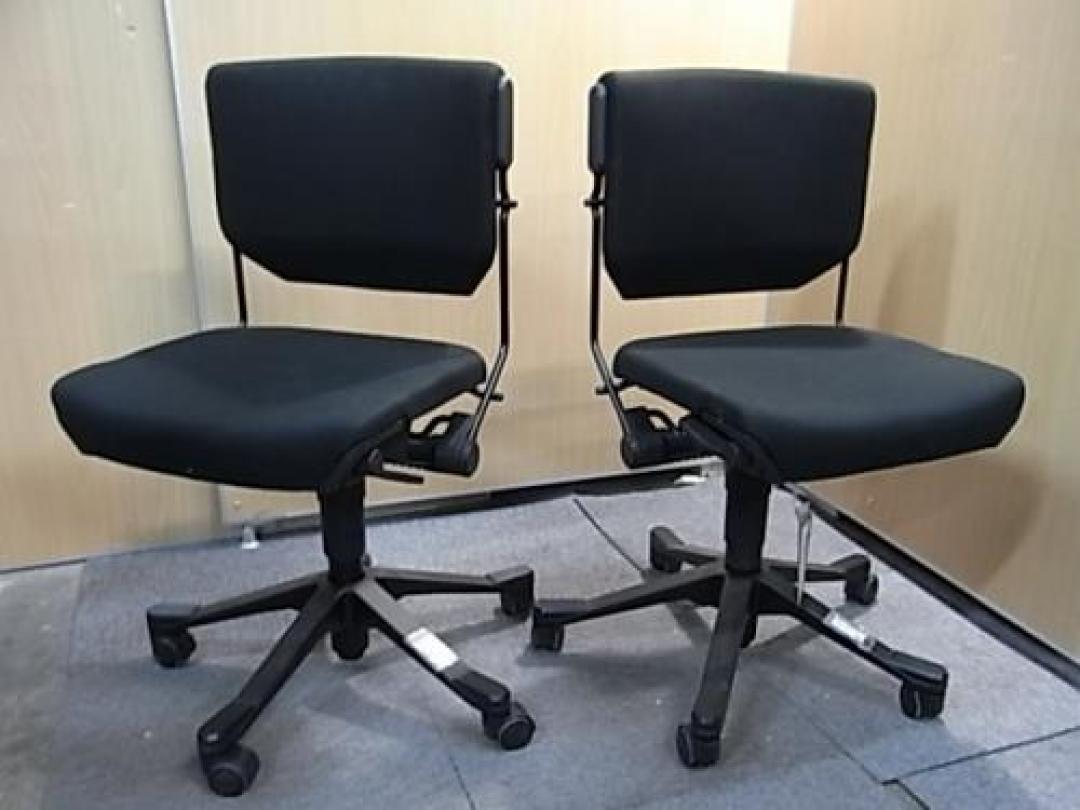 中古】 ジロフレックス 肘無ローバックチェア 53761 - 中古オフィス 