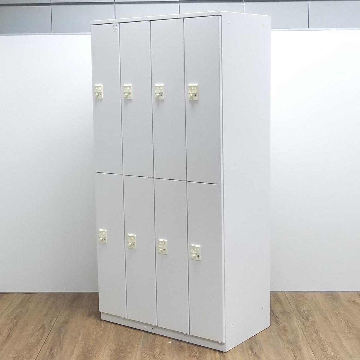 【これ1台で8人分の収納力！移転や増員を検討されている方にオススメ！】■イトーキ（ITOKI）製　LBロッカーシリーズ　8人用ロッカー　更衣用ロッカー　2段×4列　■ホワイト　■ダイヤル錠　【常に人気の高い更衣用ロッカー！】非常は解除キーは付属しておりません。
                        LB
                                    中古
            