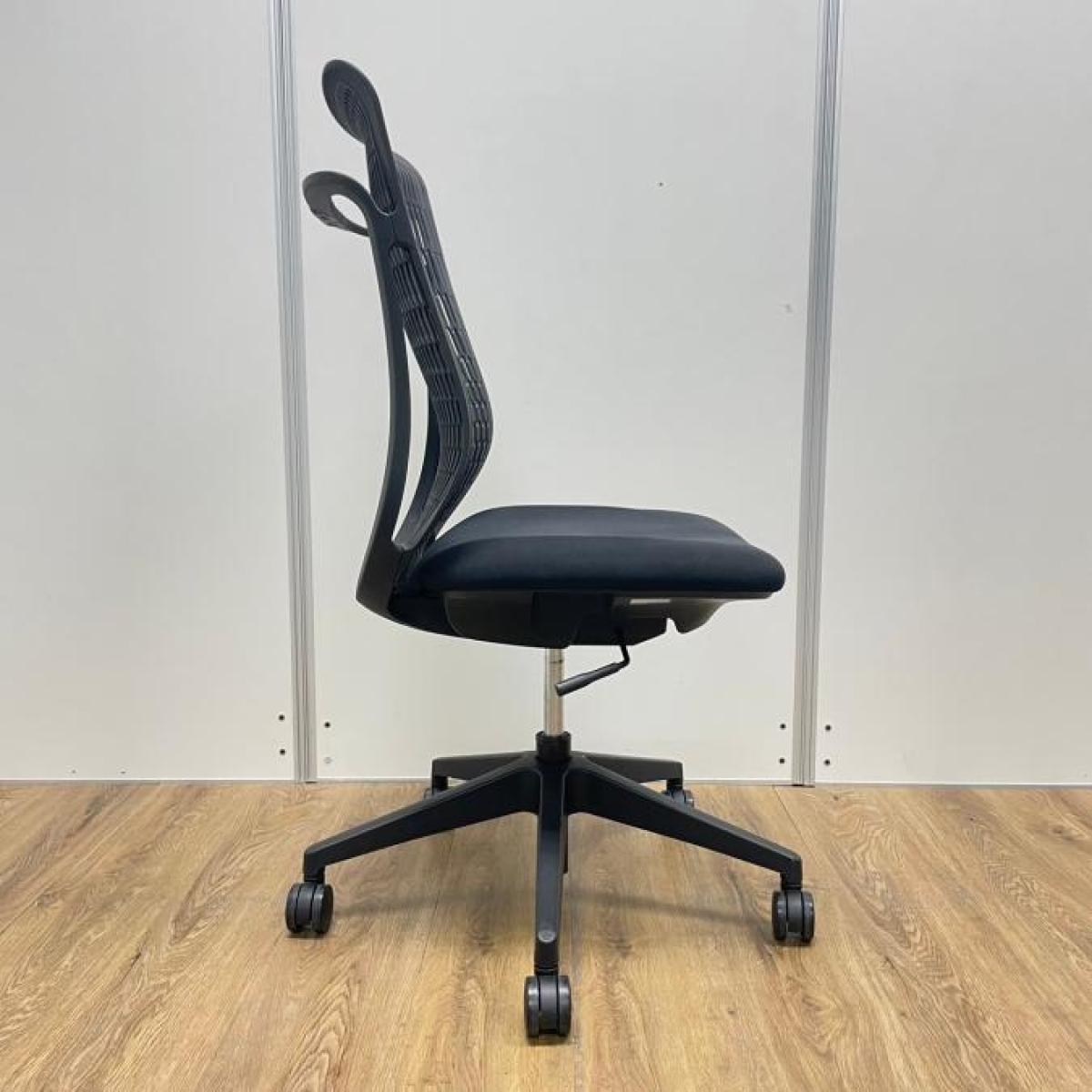 中古】AJチェア ウチダ/UCHIDA 肘無ハイバックチェア 530060