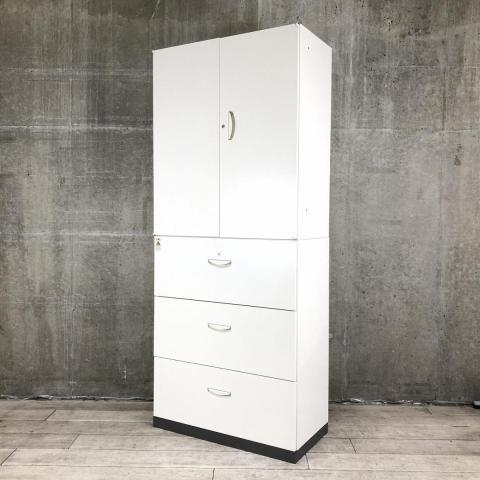 ハイキャビネット／両開き＋3段ラテラルの格安販売 - 中古