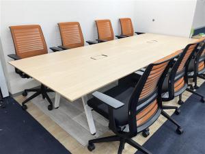 【大型会議用テーブルが入荷！！】【ワークデスク・フリーアドレスデスクとしても活躍する！？】イトーキ　アフィーノ　会議用テーブル　ミーティングテーブル　ナチュラル天板　ホワイト脚　
〈岐阜・愛知・三重・静岡・福井〉