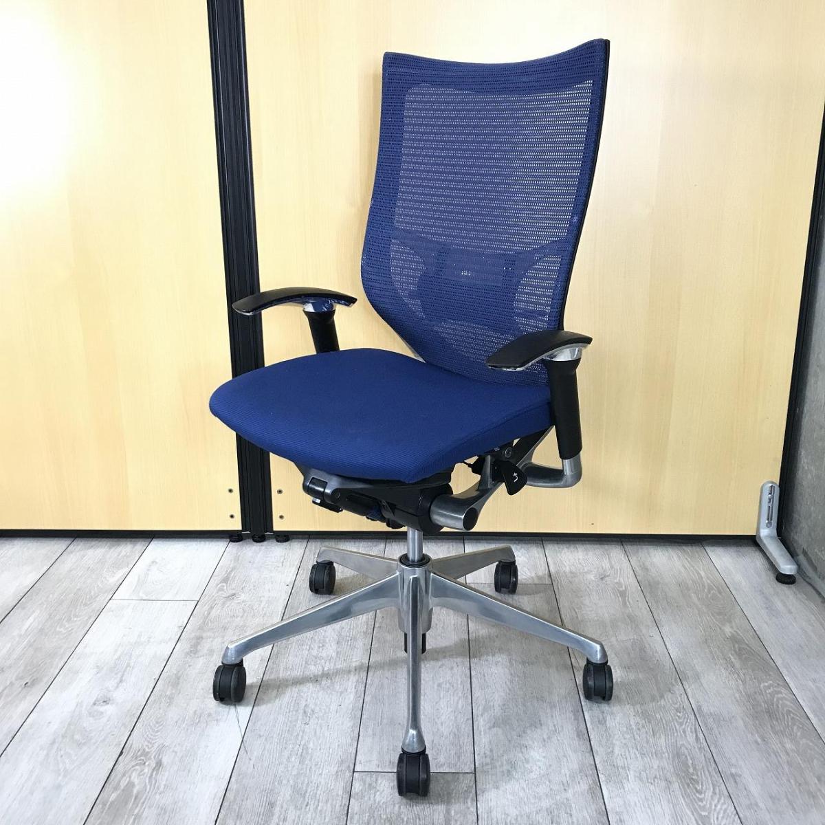 中古]オカムラ（okamura）製 バロンチェアCP45BW FEF3！[SJ