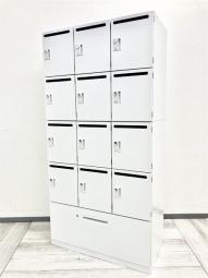 【珍しい商品の入荷！！】12人(12名)用ロッカー・多人数の収納をこれ1台で解決！！
荷物入れや収納の確保を行いたい方にオススメ
■内田洋行/エルレージ/ホワイト