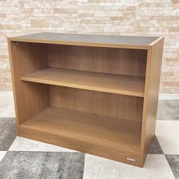 【在庫入替品】【社長室・役員室向けに！高級感溢れる木製オープン書庫■オカムラ（okamura）製　グレースライン　本棚　木製　高級感　色：ナチュラル【え！新品定価こんなに高いのにこの値段でいいんですか！！！】【在庫入替させてください！お願いします！】