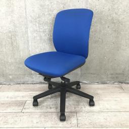 【関東倉庫在庫品】【シンプルデザインのチェア！】■ナイキ製　VIALE　肘無ローバックチェア　■ブルー【弊社使用欄：A00994065】【ECBMC】【在庫入替セール品につき限定特価！】