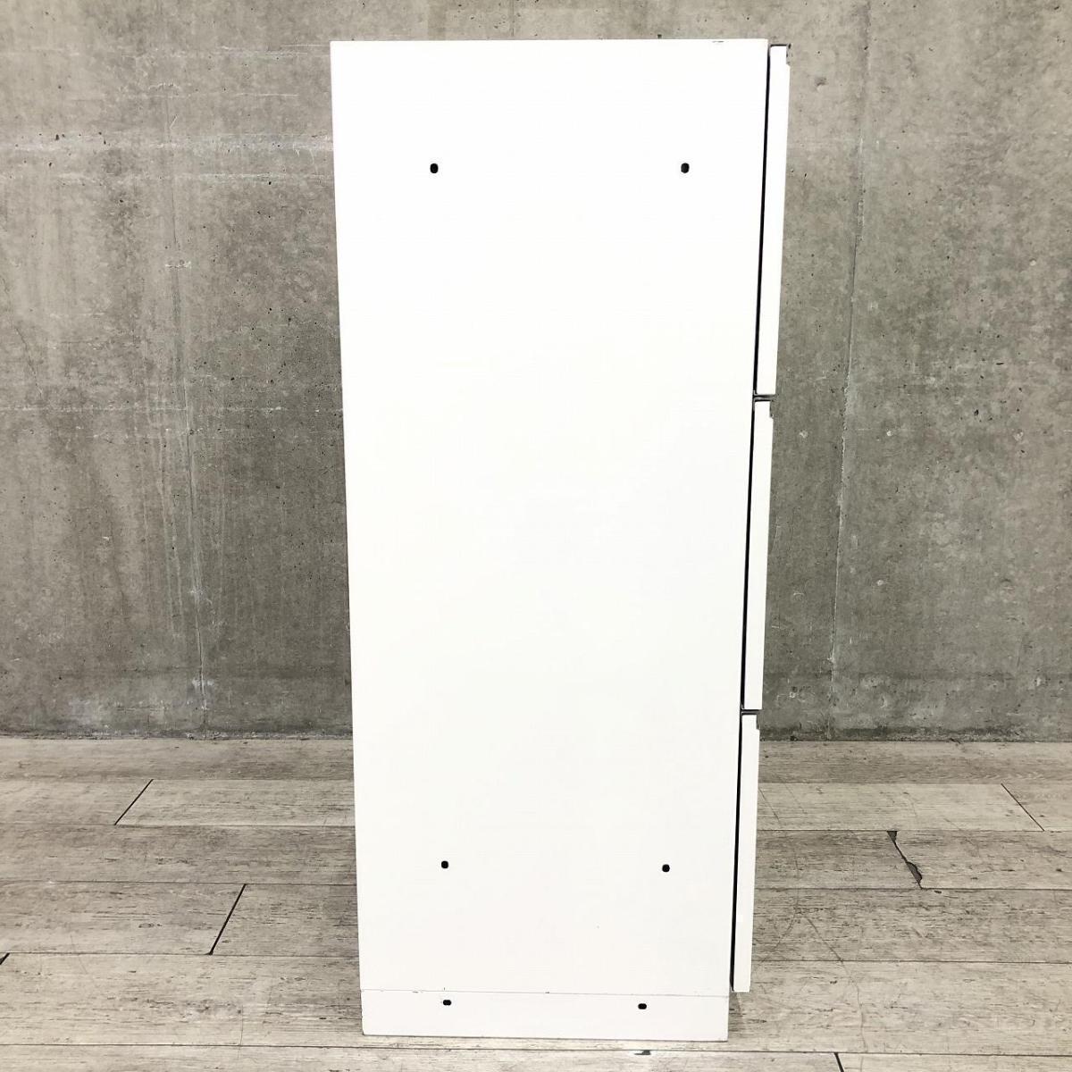 イトーキ　ラテラル　三段キャビネット 中古】シンライン イトーキ/ITOKI ハイキャビネット／両開き＋3