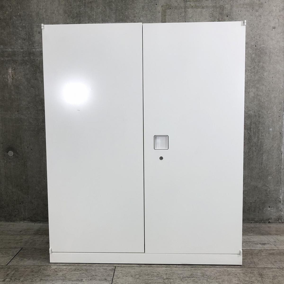OKAMURA オカムラ キャビネット レクトライン 書庫 ホワイト 中古】レクトライン 4B313Y ZA75 オカムラ/okamura ロー