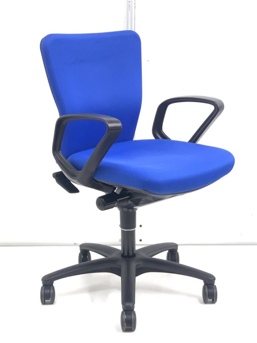 オカムラ　カロッツァチェア 中古】カロッツァチェア オカムラ/okamura 肘付ローバックチェア
