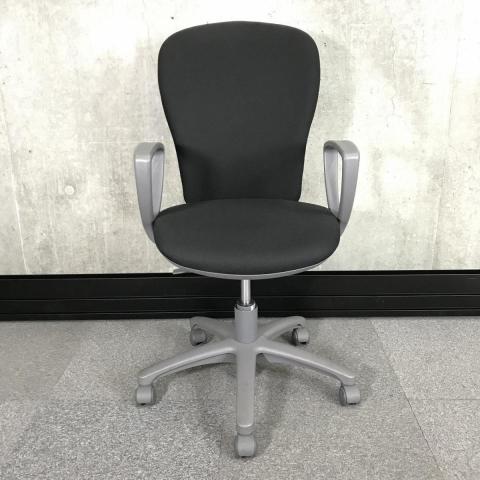 【中古】レグノチェア2 CRS-G212F4HSB6 コクヨ（KOKUYO） 肘付ハイバックチェア