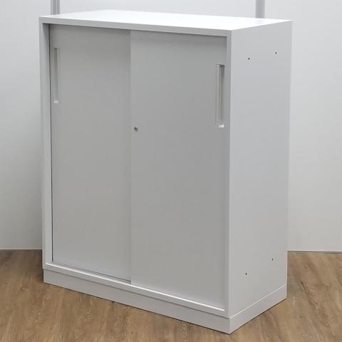 【中古】HSシリーズ  ウチダ（UCHIDA) ローキャビネット／引き違い