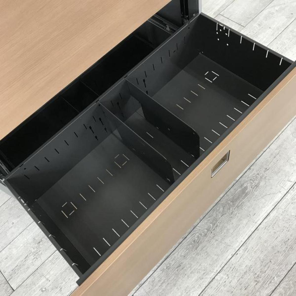 オコ・ナカムラ　橋　レゾネより　状態良好　新品額付 中古】レクトライン オカムラ/okamura ローキャビネット