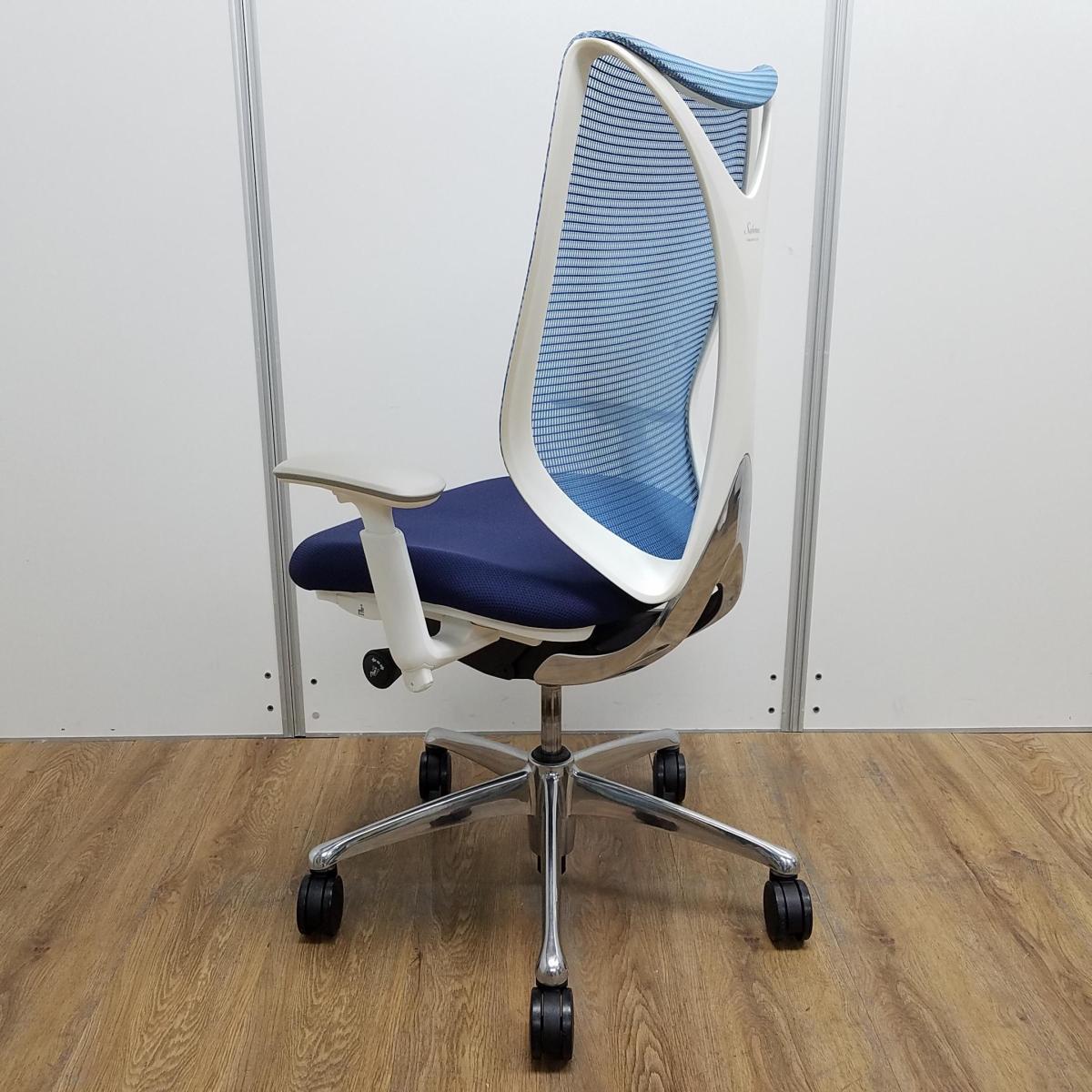 【中古】 サブリナ オカムラ/okamura 肘付ハイバックチェア 中古】サブリナ オカムラ/okamura 肘付ハイバックチェア 210964