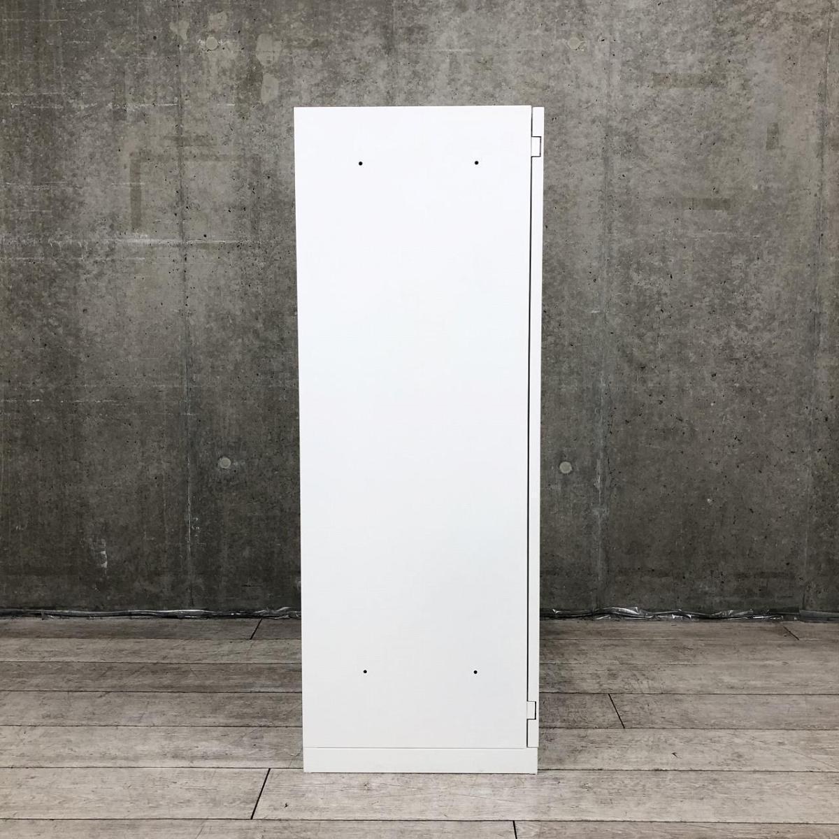 OKAMURA オカムラ キャビネット レクトライン 書庫 ホワイト 両開き 中古】レクトライン 4B313F ZA75 オカムラ/okamura ロー