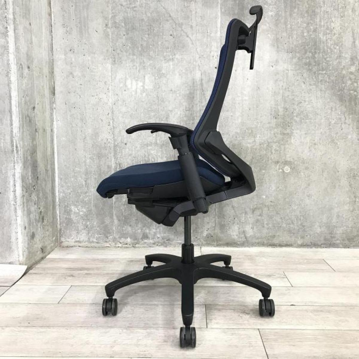 イトーキ/ITOKI   エフクロス KF-370JB 肘付ハイバックチェア 中古】エフメッシュ KF-370JBH-T1B2 イトーキ/ITOKI 肘付