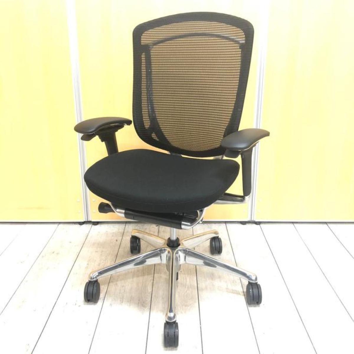 【数量限定！】オカムラ（OKAMURA）コンテッサセコンダ/ブラック/ポリッシュフレーム/座面クッション/可動肘
                        コンテッサ セコンダ
                                    中古
            