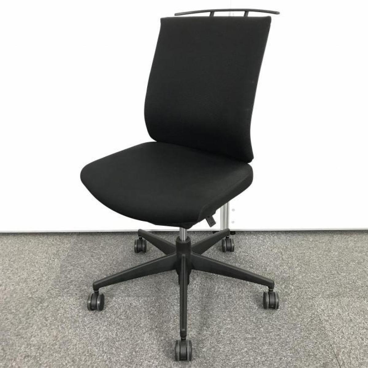 中古】ウィザード3 樹脂 コクヨ/KOKUYO 肘無ローバックチェア