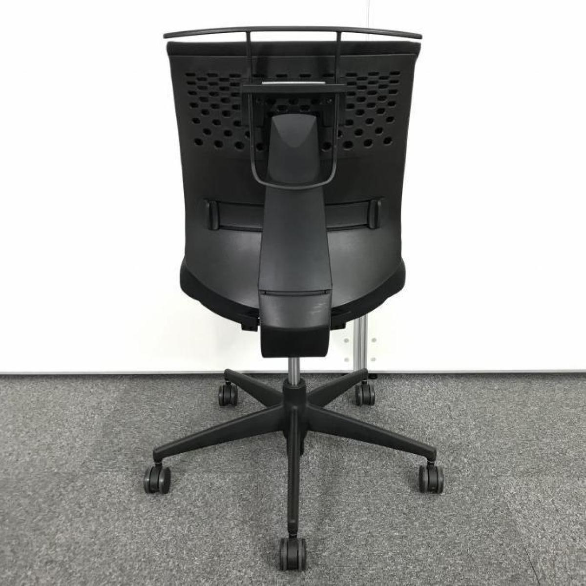 中古】ウィザード3 樹脂 コクヨ/KOKUYO 肘無ローバックチェア