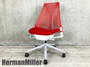 HermanMiller/ハーマンミラー　セイルアームレスチェア　レッド　AS1YA23HA-0837
