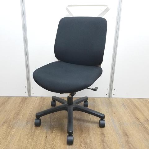 【中古】トルテR KZ-240GBH イトーキ（ITOKI） 肘無ローバックチェア
