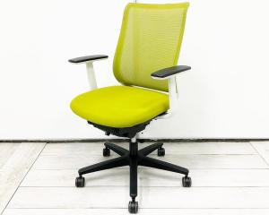 ワークチェア メッシュタイプ スタンダードバック ブラック脚 アームレスト付 固定肘 ・KOKUYO/コクヨ ・Mitra/ミトラ