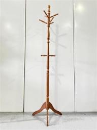 【在庫セール品・1台限定】■ハンガースタンド　ポール型　コートハンガー　■ナチュラル　【木製のポールハンガー！素材を活かした美しいデザイン！】