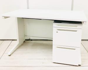 【セット商品（デスク×1台、ワゴン×1台）】平デスク 疑似片袖デスク オススメ(おすすめ) 大人気 ・Okamura/オカムラ ・ADVANCE/アドバンス ※横浜本店撮影画像※