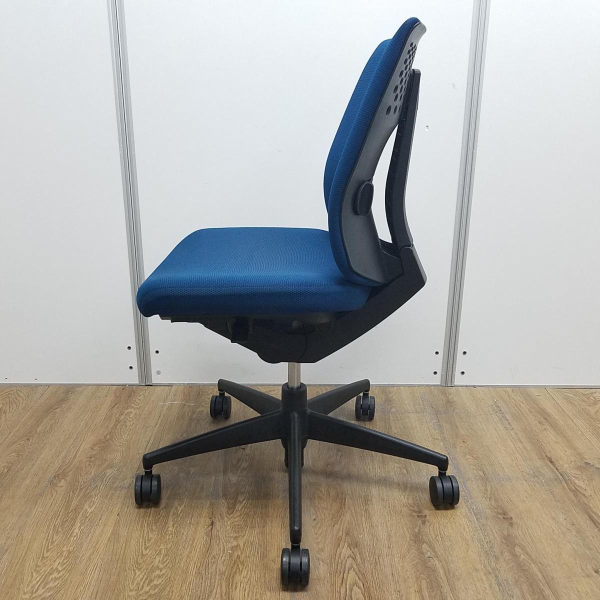中古】ウィザード2 コクヨ/KOKUYO 肘無ローバックチェア 531661