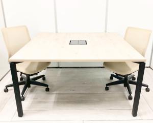 【セット商品（テーブル×１台/チェア×２脚）】ワークテーブル オススメ(おすすめ) 大人気 ・KOKUYO/コクヨ ・WORKFIT/ワークフィット ※横浜本店撮影画像※