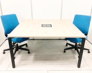 【セット商品（テーブル×１台/チェア×２脚）】ワークテーブル オススメ(おすすめ) 大人気 ・KOKUYO/コクヨ ・WORKFIT/ワークフィット ※横浜本店撮影画像※