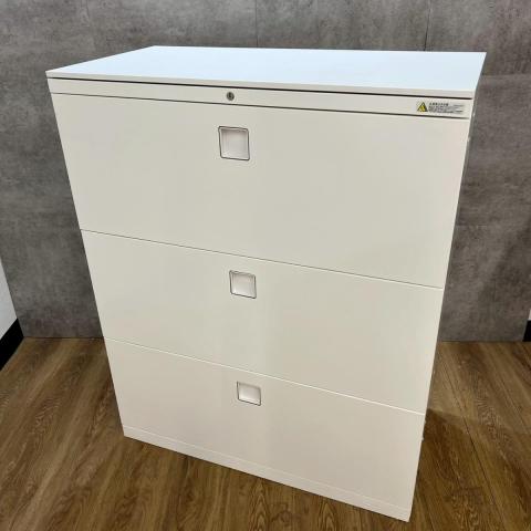 【中古】レクトライン  オカムラ（okamura） ローキャビネット／ラテラル