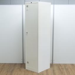 ★【訳あり品：目立つ日焼け】ウチダ製　システムシリーズ　ホワイト　シリンダー　増員時にも！　掃除用具入れにも！　常に人気の高い更衣ロッカー！　1人用更衣ロッカー！！※訳あり商品のため、保障対象外品になります。