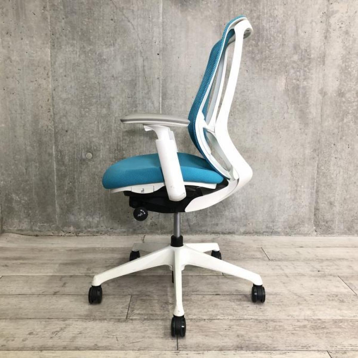 中古】シルフィーメッシュ C685XW FMR6 オカムラ/okamura 肘付