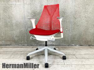 HermanMiller/ハーマンミラー　セイルアームチェア　レッド　AS1YA22PA-0072