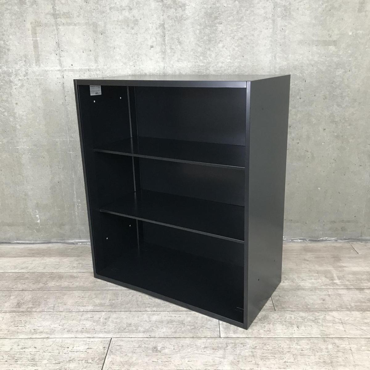 【在庫入れ替え】【見える化とコスパにフォーカスしたオープン書庫！レアなブラックカラーで入荷！】■コクヨ（KOKUYO）製　エディア（EDIA）シリーズ　オープン書庫　ローキャビネット　■W900×D450㎜　■ブラック　※ベース無
                        エディア
                                    中古
            