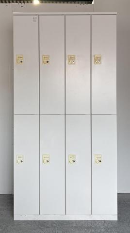 中古業務用ロッカー　ダイヤルロック付き　直接引取り限定 8人用ロッカー | 中古オフィス家具専門店のオフィスアイデア