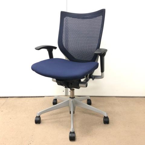 【中古】バロンチェア  オカムラ（okamura） 肘付ローバックチェア