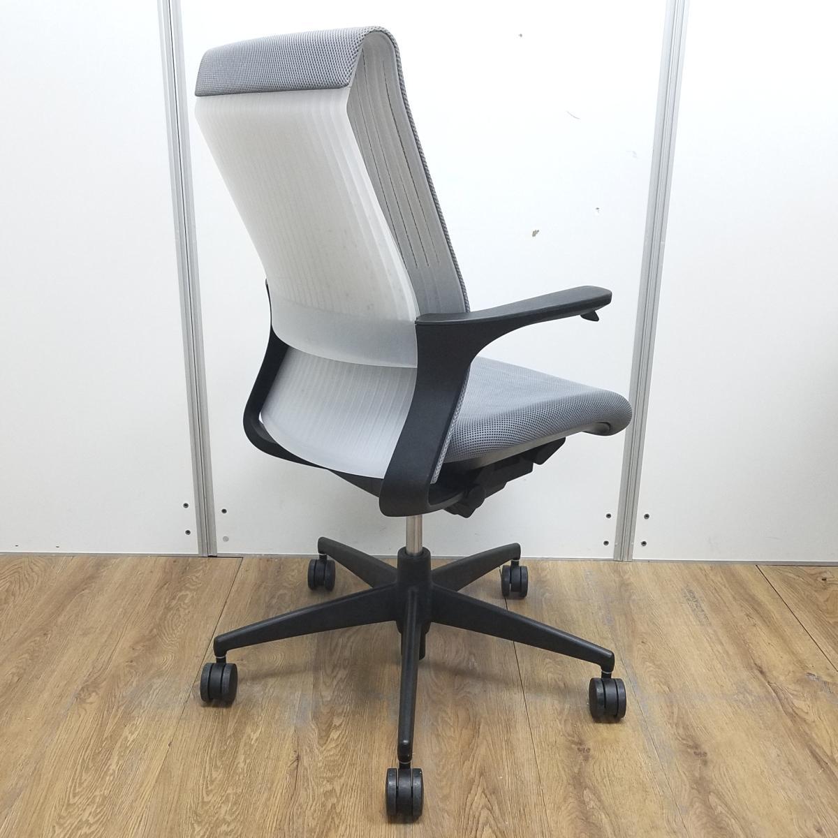 【中古美品】なごみハイバックチェア 中古】M4 樹脂 コクヨ/KOKUYO 肘付ハイバックチェア 532650
