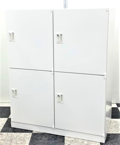 【中古】HSパーソナル 5-821-7032 ウチダ（UCHIDA) 4人用パーソナルロッカー