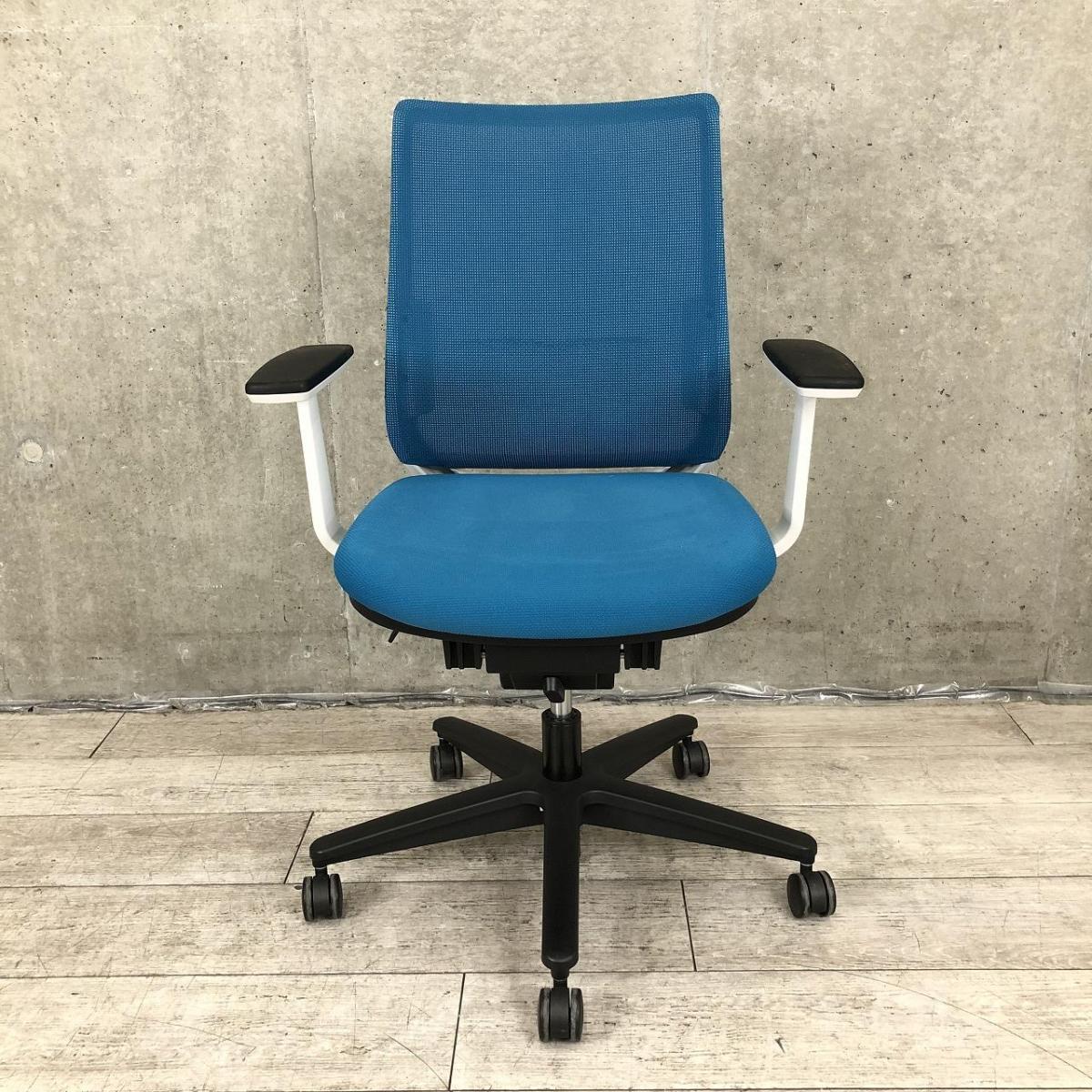 中古】ミトラシリーズ コクヨ/KOKUYO 肘付ローバックチェア