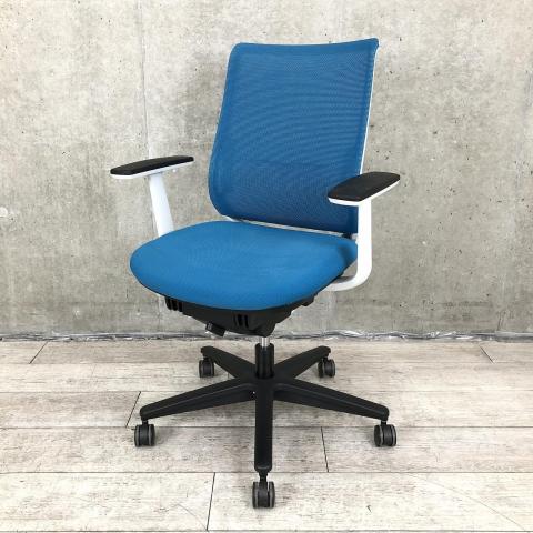 【中古】ミトラシリーズ  コクヨ（KOKUYO） 肘付ローバックチェア