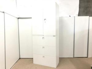 【揃いでご案内可能です！】A4書類がたくさん収納！オフィスの大定番！■オカムラ/レクトライン/ホワイト【AD】