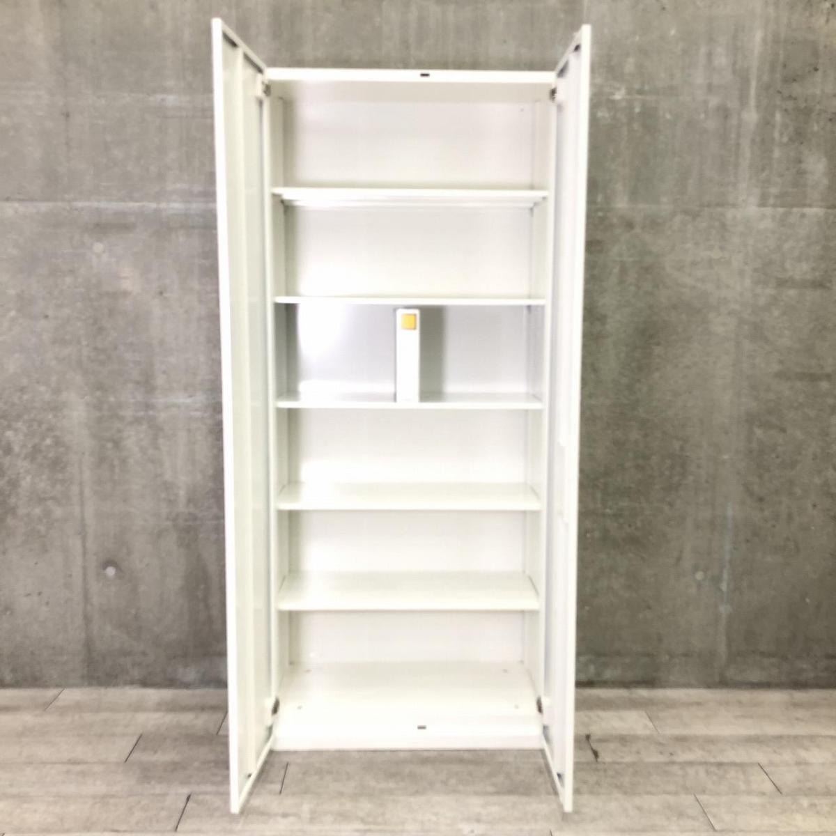オコ・ナカムラ　橋　レゾネより　状態良好　新品額付 中古】レクトライン オカムラ/okamura ローキャビネット／両開き