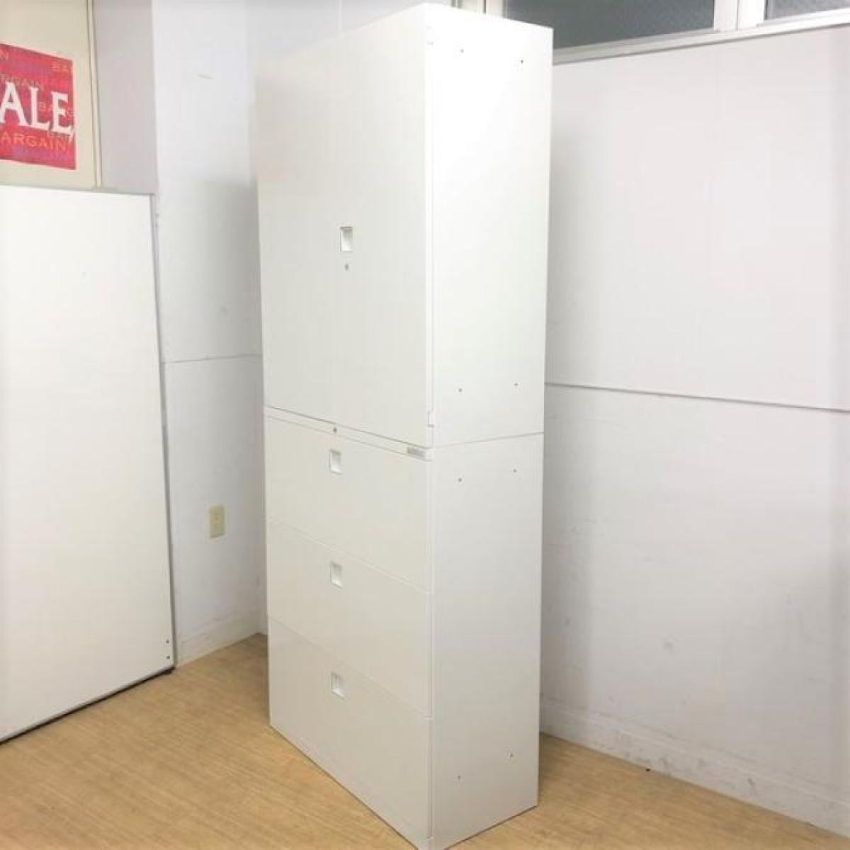 美品  OKAMURA  引き出し付き本棚  No.1 fb-bkshlf-hk-007.jpg