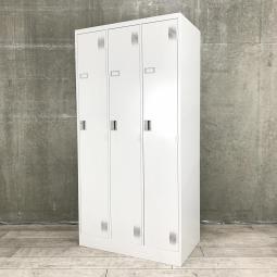 【お問い合わせの多い3人用ロッカー！使い勝手抜群の定番商品！
■豊国工業/TLK/ニューグレー