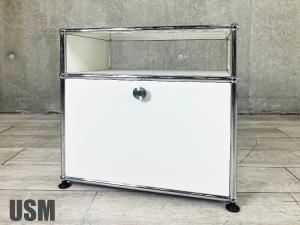 USMハラー　1列2段 キャビネット　ピュアホワイト　D350　ローボード　OPDD